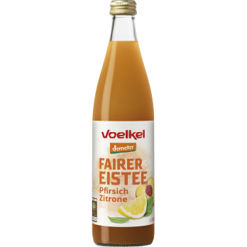 Eistee mit Pfirsich & Zitrone