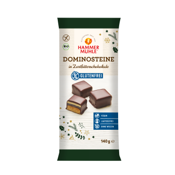 Dominosteine in Zartbitter- schokolade