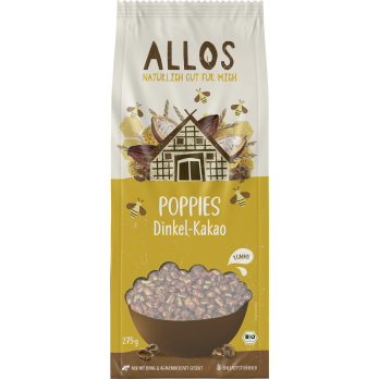 Dinkel-Kakao- Poppies