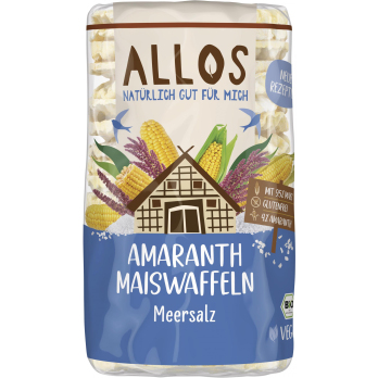 Amaranth Mais- waffeln Meersalz