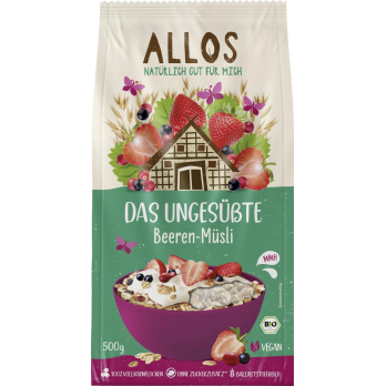 Das ungesüßte Beeren Müsli