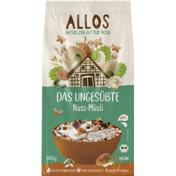 Das ungesüßte Nuss Müsli