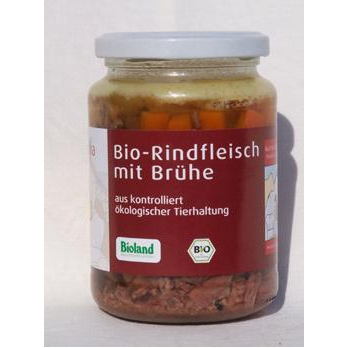 Rindfleisch mit Brühe