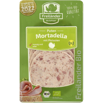 Puten- Mortadella mit Pistazie