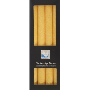 Stearin- Stabkerzen gelb