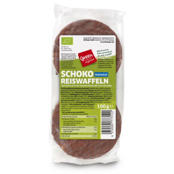 green Schoko- Reiswaffeln Vollmilch