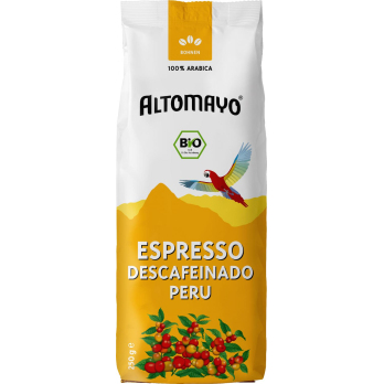 Espresso Bohnen entkoffeiniert