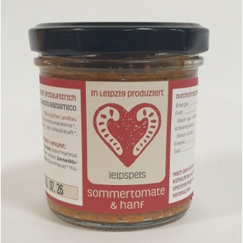 Brotaufstrich Sonnentomate Hanf