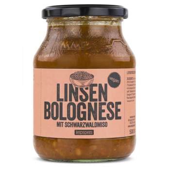 Linsenbolognese mit Schwarzwald- miso