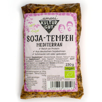 Soja Tempeh mediterran