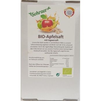 Apfel-Ingwersaft