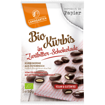 Kürbis in Zartbitter- Schokolade