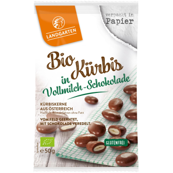 Kürbis in Vollmilch- Schokolade