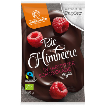 Himbeeren in Zartbitter- schokolade