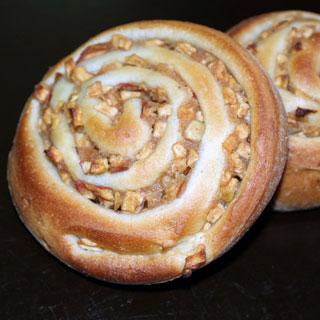 Dinkelschnecke Apfel