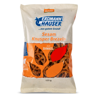 Dinkel Knusperbrezel Sesam