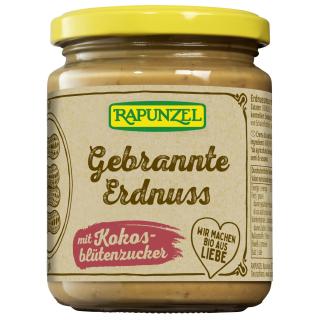 Gebrannte Erdnuss mit Kokosblüten- zucker
