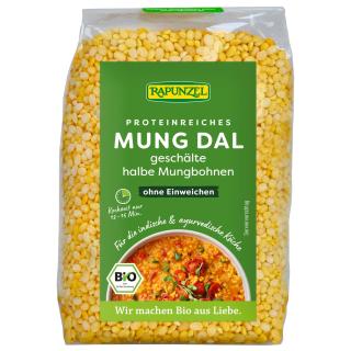 Mung Dal, Mungbohnen halb, geschält