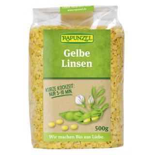 Gelbe Linsen geschält