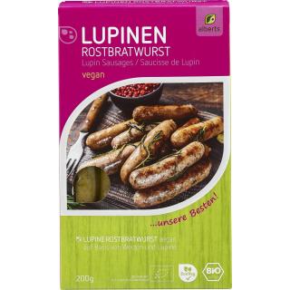 Lupinen- Rostbrat- würstchen