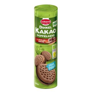 Kakao-Doppelkeks mit Kakaocreme