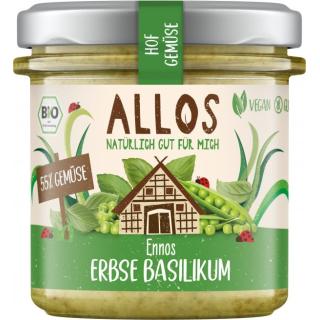 Hofgemüse Ennos Erbse Basilikum
