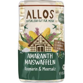 Amaranth Mais- waffeln Rosmarin Meersalz