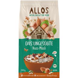 Das ungesüßte Nuss Müsli