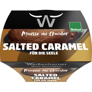Mousse au chocolat salted caramel