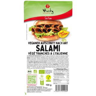 veganer Aufschnitt nach Art Salami