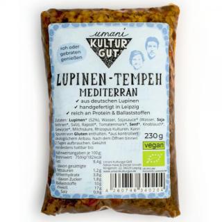 Lupinen Tempeh mediterran