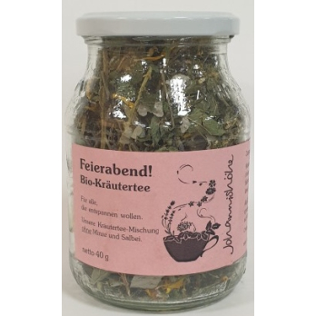 Kräutertee Feierabend (im Pfandglas)