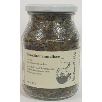 Kräutertee Melisse (im Pfandglas)