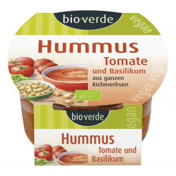 Hummus Tomate Basilikum