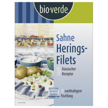Heringsfilets in Sahnemarinade