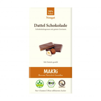 Dattel Schokolade Nougat