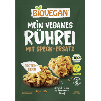 Mein veganes Rührei mit Speck-Ersatz