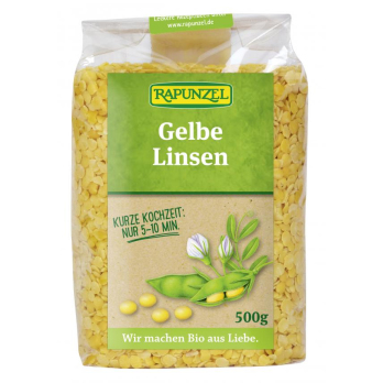 Gelbe Linsen geschält