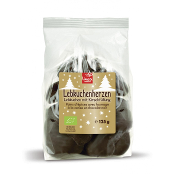 Lebkuchenherzen gefüllt