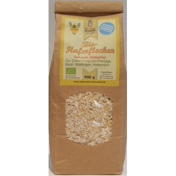 Haferflocken gekeimt