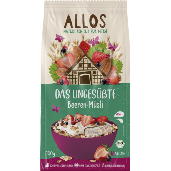 Das ungesüßte Beeren Müsli