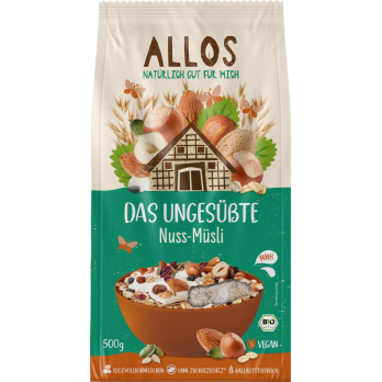Das ungesüßte Nuss Müsli