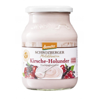 Kirsch- Holunder Joghurt