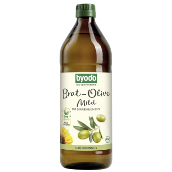 Brat-Olive mit Sonnenblumenöl