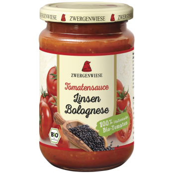 Tomatensauce Linsen-Bolognese