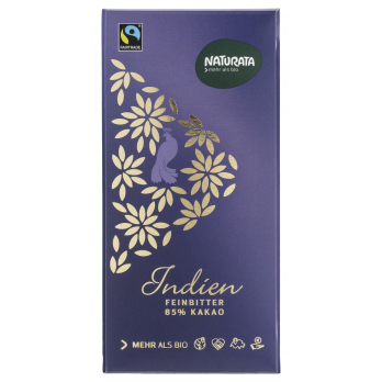 Edelbitter Schokolade Indien 85%