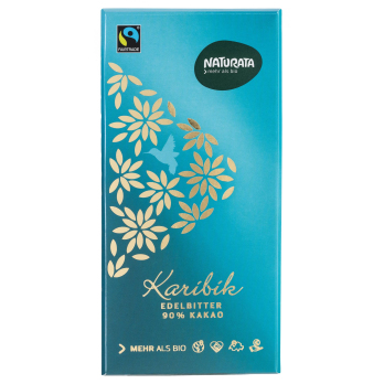 Edelbitter Schokolade Karibik 90%