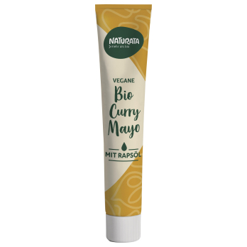 Vegane Curry Mayo mit Rapsöl Tube