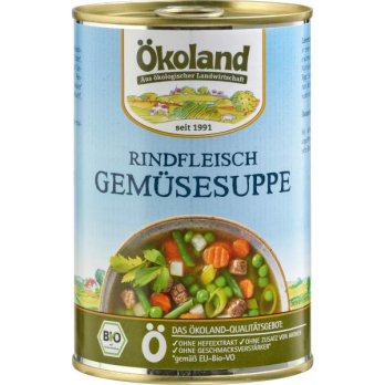 Gemüsesuppe mit Rindfleisch