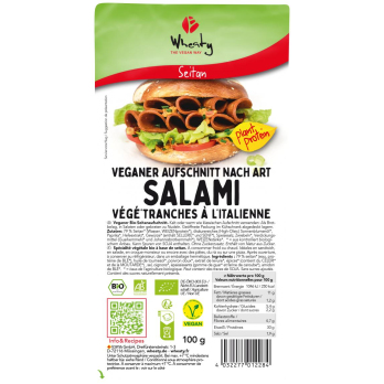 veganer Aufschnitt nach Art Salami